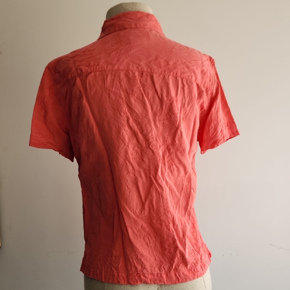 Caribbean Joe Vibrant Coral Shirt - Picture 7 of 7